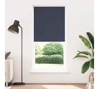 vidaXL Tenda a Rullo Oscurante Argento Riflettente con Catena Tapparelle Veneziane Persiane Tendaggi Casa Guida PVC 120x230 cm Blu Marino
