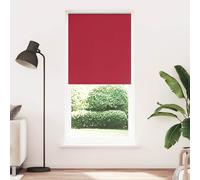 vidaXL Tenda a Rullo Oscurante Argento Riflettente con Catena Tapparelle Veneziane Persiane Tendaggi Casa Guida PVC 120x230 cm Rossa