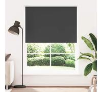 vidaXL Tenda a Rullo Oscurante 140 x 230 cm Nera