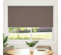 vidaXL Tenda a rullo oscurante 164,4x175 cm Tessuto Larghezza 160 cm caffè
