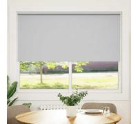 vidaXL Tenda a rullo oscurante 160 x 175 cm tessuto grigio