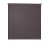 vidaXL Tenda a Rullo Oscurante Argento Riflettente con Catena Tapparelle Veneziane Persiane Tendaggi Casa Guida PVC 120x175 cm caffè