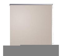 vidaXL Tenda a Rullo Oscurante Argento Riflettente con Catena Tapparelle Veneziane Persiane Tendaggi Casa Guida PVC 80x175 cm Bianca