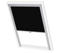 Tenda a rullo oscurante vidaXL, nera, F06