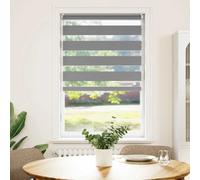 vidaXL Tenda a rullo oscurante zebra 70x120 grigia