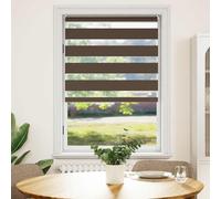 vidaXL Tenda a rullo oscurante zebra 80x175cm caffé