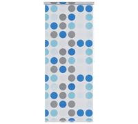 vidaXL Tenda a Rullo per Doccia 120x240 cm con Motivo a Cerchi Tendaggio Bagno