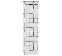 vidaXL Tenda a Rullo per Doccia Cassonetto 80x240 cm Larghezza Tessuto