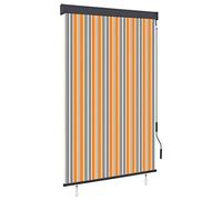 vidaXL Tenda a Rullo per Esterni 120x250 cm Giallo e Blu