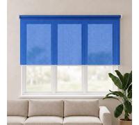 vidaXL Tenda a Rullo per Esterni 125(L)x140(A) cm Blu HDPE