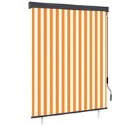 VIDAXL - Tenda A Rullo Per Esterni 140x250 Cm Bianco E Arancione