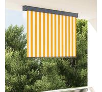 vidaXL Tenda a Rullo per Esterni 140x250 cm Bianco e Arancione