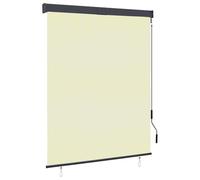 vidaXL Tenda a Rullo per Esterni 140x250 cm Crema