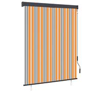 vidaXL Tenda a Rullo per Esterni 140x250 cm Giallo e Blu