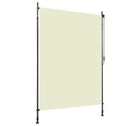 vidaXL Tenda a Rullo per Esterni 150x270 cm Crema