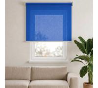 vidaXL Tenda a Rullo per Esterni 65(L)x140(A) cm Blu HDPE