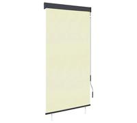 vidaXL Tenda a Rullo per Esterni 80x250 cm Crema