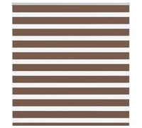 vidaXL Tenda a Rullo Zebra Larghezza Tessuto 135,9 cm Poliestere