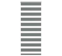 vidaXL Tenda a Rullo Zebra Larghezza Tessuto 55,9 cm Poliestere