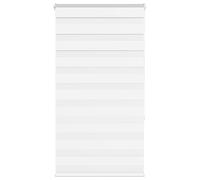 vidaXL Tenda a Rullo Zebra Larghezza Tessuto 85,9 cm Poliestere, Tenda a Rullo Zebra, Tenda a Rullo Doppia, Tenda Zebra per Finestra