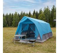 vidaXL Tenda a tunnel 6 persona Blu Poliestere e Acciaio