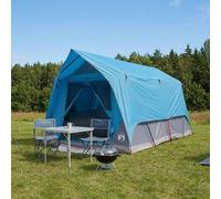 vidaXL Tenda a tunnel 8 persona Blu Poliestere e Acciaio