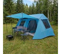 vidaXL Tenda a tunnel Blu 400 x 278 x 182 cm