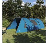 vidaXL Tenda a tunnel con tetto Blu e Grigio 778 x 356 x 210 cm