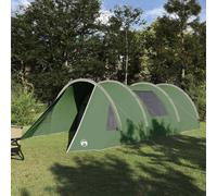vidaXL Tenda a tunnel con tetto Verde e Bianco 778 x 356 x 210 cm