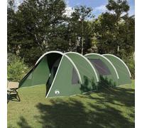 vidaXL Tenda a tunnel con tetto Verde e Bianco 778 x 356 x 210 cm