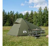 vidaXL Tenda a tunnel con tetto Verde oliva 215 x 100 x 90 cm