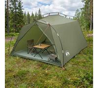 vidaXL Tenda a tunnel Verde Oliva 2 persone
