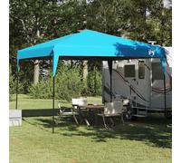 vidaXL Gazebo Blu in Tessuto Oxford di 300 x 227/236/245 cm per Eventi all'aperto. È Un tendone da Festa Facile da Montare, Che Viene Fornito con Una Borsa per Il Trasporto e Accessori Inclusi. Ha u