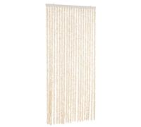 vidaXL Tenda Antimosche Beige e Bianca 90x220 cm in Ciniglia