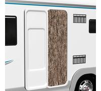 vidaXL Tenda Antimosche Beige e Marrone Scuro 56x185 cm in Ciniglia