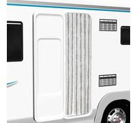 vidaXL Tenda Antimosche Grigio Chiaro e Bianco 56x185 cm in Ciniglia