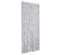 vidaXL Tenda Antimosche Grigio e Bianca 100x230 cm in Ciniglia