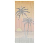 vidaXL Tenda Antimosche Naturale Elegante Decorativa Intima per Porte Anti Insetti Zanzariera in Steli di bambù 90x200 cm Multicolore