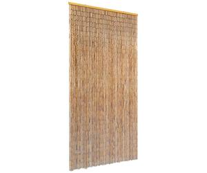 vidaXL Tenda Antimosche per Porte in Bambù 90x220 cm