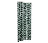 vidaXL Tenda Antimosche Verde e Bianca 100x200 cm in Ciniglia