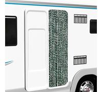 vidaXL Tenda Antimosche Verde e Bianca 56x200 cm in Ciniglia