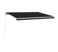 VIDAXL - Tenda Automatica con Sensore Vento e LED 450x300 cm Antracite