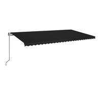 vidaXL Tenda Automatica con Sensore Vento e LED 600x350 cm Antracite