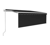 VIDAXL - Tenda Automatica Parasole Led Sensore Vento 4,5x3m Antracite