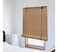 vidaXL Tenda Avvolgibile in Bambù 80x220 cm Marrone