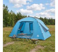 vidaXL Tenda Capanna con tetto Blu 400 x 210 x 180 cm Poliestere