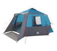 vidaXL Tenda Capanna con Tetto Blu e Grigio 500 x 500 x 294 cm,