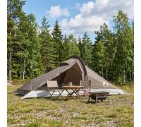 vidaXL Tenda da backpacking Marrone e Grigio 2 persone, Tenda moderna, leggera, riparo portatile, attrezzatura compatta per campeggio, resistente al clima, facile da montare