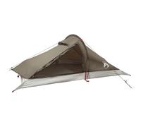 vidaXL Tenda da backpacking Marrone e Grigio 2 persone, Tenda moderna, leggera, riparo portatile, attrezzatura compatta per campeggio, resistente al clima, facile da montare