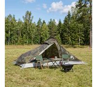 vidaXL Tenda da backpacking Mimetico 2 persone, Tenda moderna, leggera, riparo portatile, attrezzatura compatta per campeggio, resistente al clima, facile da montare